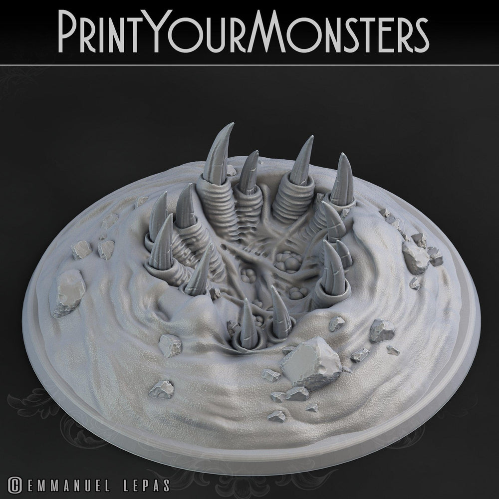 3D Printed Print Your Monsters Desert Monster Rocks Desert Orcs Set 28mm - 32mm D&D Wargaming (Online Only)