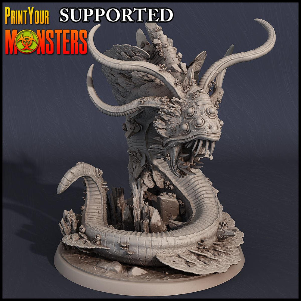 3D Printed Print Your Monsters Dire Anglerfish Sanctum Protector Dark Water Sanctum 28mm - 32mm D&D Wargaming (Online Only)