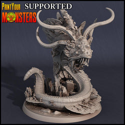 3D Printed Print Your Monsters Dire Anglerfish Sanctum Protector Dark Water Sanctum 28mm - 32mm D&D Wargaming (Online Only)