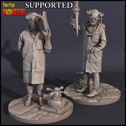 3D Printed Print Your Monsters Dr. Richler Horrifying Laboratory Pack 28mm - 32mm D&D Wargaming (Online Only)