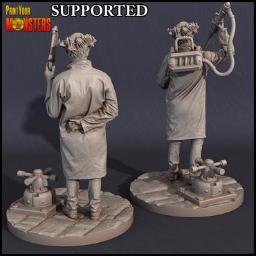 3D Printed Print Your Monsters Dr. Richler Horrifying Laboratory Pack 28mm - 32mm D&D Wargaming (Online Only)