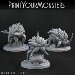 3D Printed Print Your Monsters Dragonfruits Carniflora Jungle Predators 28mm - 32mm D&D Wargaming (Online Only)