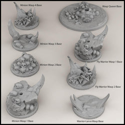 3D Printed Print Your Monsters Flying Wasp Bee Queen The Infernal Hive 28mm - 32mm D&D Wargaming (Online Only)