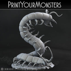 3D Printed Print Your Monsters Giant Centipede Total Insects 28mm - 32mm D&D Wargaming (Online Only)