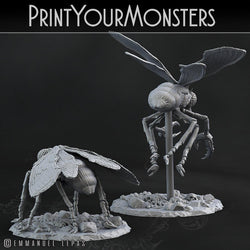 3D Printed Print Your Monsters Giant Flies Total Insects 28mm - 32mm D&D Wargaming (Online Only)