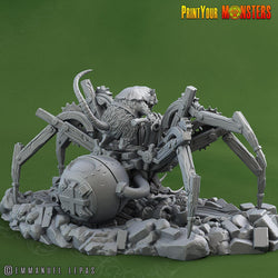 3D Printed Print Your Monsters Giant Mechanic Spiders and Riders The Toxic Rats Domination Set 28mm - 32mm D&D Wargaming (Online Only)
