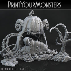 3D Printed Print Your Monsters Giant Pumpkin Ogre Attack Pack II 28mm - 32mm D&D Wargaming (Online Only)