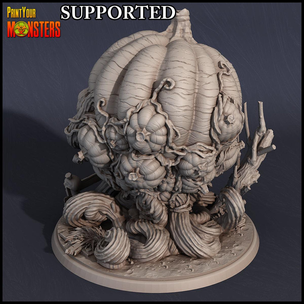 3D Printed Print Your Monsters Giant Pumpkin Pumpkins Attack Pack 28mm - 32mm D&D Wargaming (Online Only)