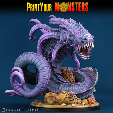 3D Printed Print Your Monsters Giant Searaleth The Searakin Domination Set 28mm - 32mm D&D Wargaming (Online Only)