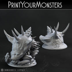 3D Printed Print Your Monsters Giant Shells Lurkers of the Deep 28mm - 32mm D&D Wargaming (Online Only)