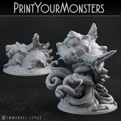 3D Printed Print Your Monsters Giant Shells Lurkers of the Deep 28mm - 32mm D&D Wargaming (Online Only)
