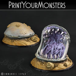 3D Printed Print Your Monsters Giants Clams Lurkers of the Deep 28mm - 32mm D&D Wargaming (Online Only)