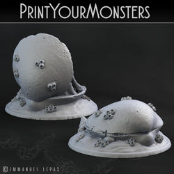 3D Printed Print Your Monsters Giants Clams Lurkers of the Deep 28mm - 32mm D&D Wargaming (Online Only)