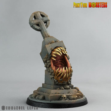 3D Printed Print Your Monsters Graveyard Mimic The Living Graveyard 28mm - 32mm D&D Wargaming (Online Only)