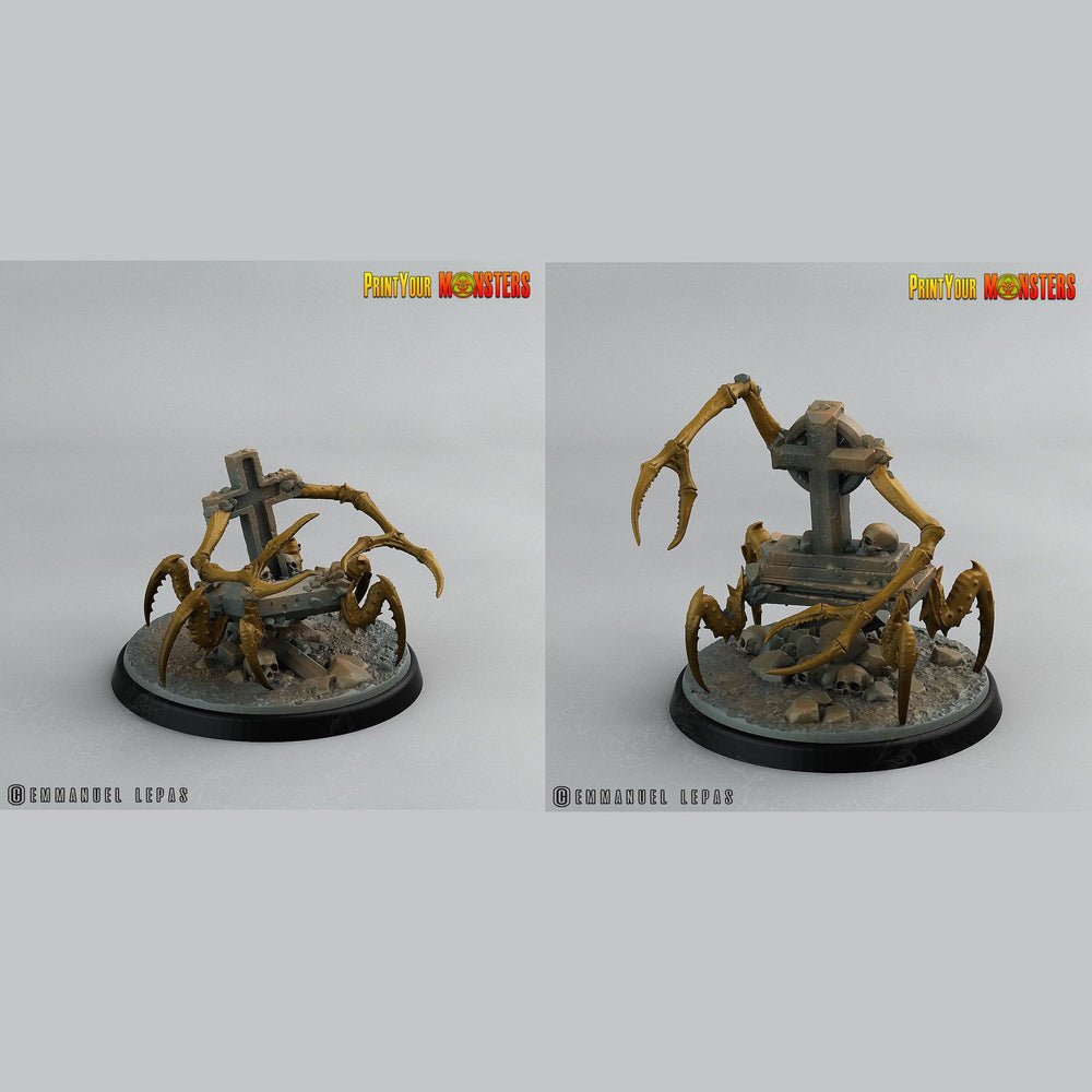 3D Printed Print Your Monsters Graveyard Spiders The Living Graveyard 28mm - 32mm D&D Wargaming (Online Only)
