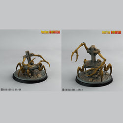 3D Printed Print Your Monsters Graveyard Spiders The Living Graveyard 28mm - 32mm D&D Wargaming (Online Only)