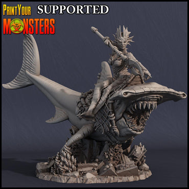 3D Printed Print Your Monsters Great Hammer Rider Dark Water Sanctum 28mm - 32mm D&D Wargaming (Online Only)
