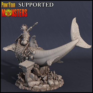 3D Printed Print Your Monsters Great Hammer Rider Dark Water Sanctum 28mm - 32mm D&D Wargaming (Online Only)