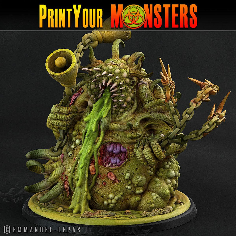3D Printed Print Your Monsters Great Plague Bringer Giant Plague Demon Plague Army Of Spooky Swamp Set 28mm - 32mm D&D Wargaming (Online Only)