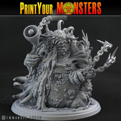 3D Printed Print Your Monsters Great Plague Bringer Giant Plague Demon Plague Army Of Spooky Swamp Set 28mm - 32mm D&D Wargaming (Online Only)