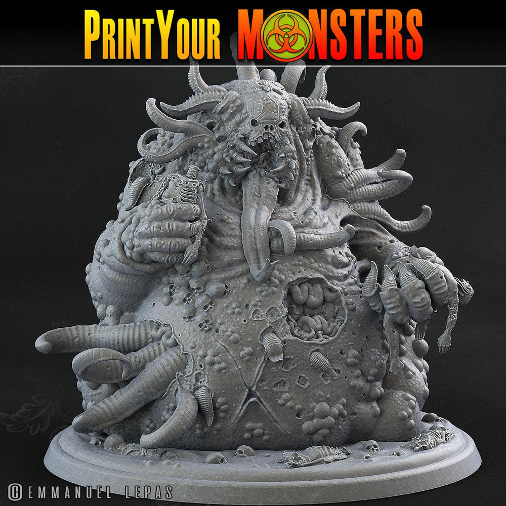 3D Printed Print Your Monsters Greater Pestilent Demon Giant Plague Demon Plague Army Of Spooky Swamp Set 28mm - 32mm D&D Wargaming (Online Only)