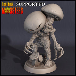 3D Printed Print Your Monsters Grotto Fungi Warriors Nightmare Grotto Fungi 28mm - 32mm D&D Wargaming (Online Only)
