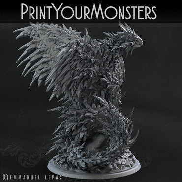 3D Printed Print Your Monsters Hoarfrost Dragon The Wrath of Gloomrime Monsters Part I Set 28mm - 32mm D&D Wargaming (Online Only)