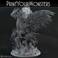 3D Printed Print Your Monsters Hoarfrost Dragon The Wrath of Gloomrime Monsters Part I Set 28mm - 32mm D&D Wargaming (Online Only)