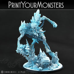 3D Printed Print Your Monsters Hoarfrost Ettin Skeletons The Wrath of Gloomrime Monsters Part II Set 28mm - 32mm D&D Wargaming (Online Only)
