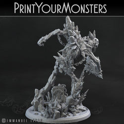 3D Printed Print Your Monsters Hoarfrost Ettin Skeletons The Wrath of Gloomrime Monsters Part II Set 28mm - 32mm D&D Wargaming (Online Only)