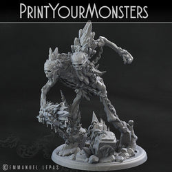 3D Printed Print Your Monsters Hoarfrost Ettin Skeletons The Wrath of Gloomrime Monsters Part II Set 28mm - 32mm D&D Wargaming (Online Only)