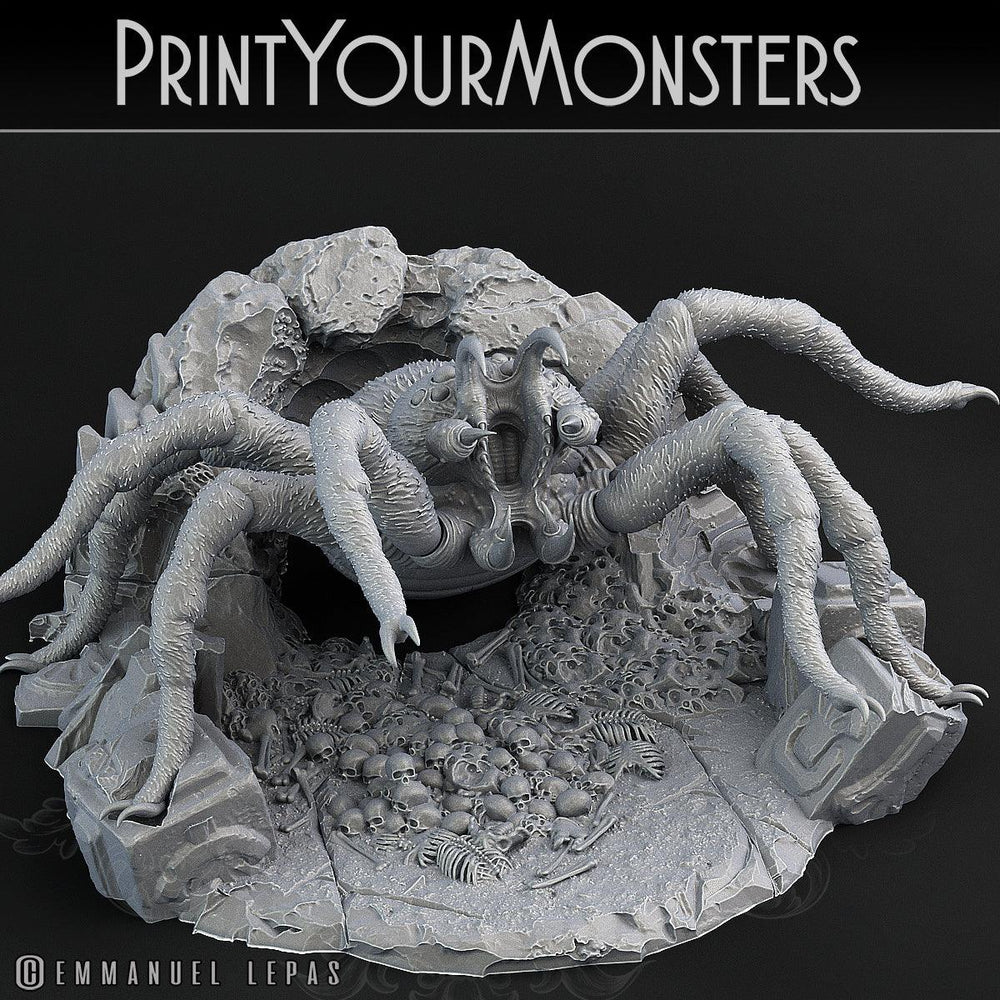 3D Printed Print Your Monsters Hollowhaunt Tarantula Spider 28mm - 32mm D&D Wargaming (Online Only)