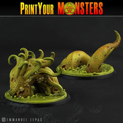 3D Printed Print Your Monsters Horrific Plague Worm Plague Army Of Spooky Swamp Set 28mm - 32mm D&D Wargaming (Online Only)
