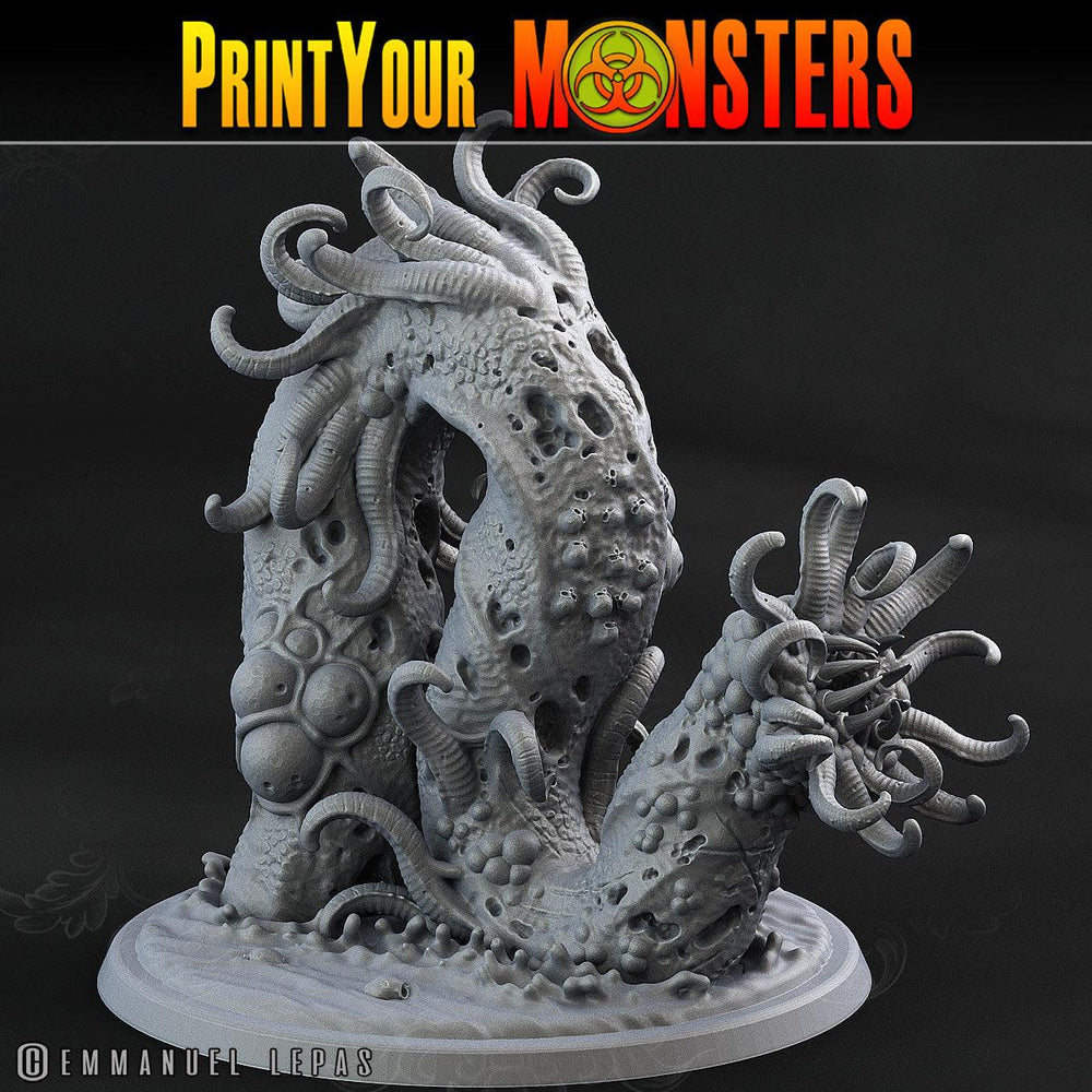 3D Printed Print Your Monsters Horrific Plague Worm Plague Army Of Spooky Swamp Set 28mm - 32mm D&D Wargaming (Online Only)