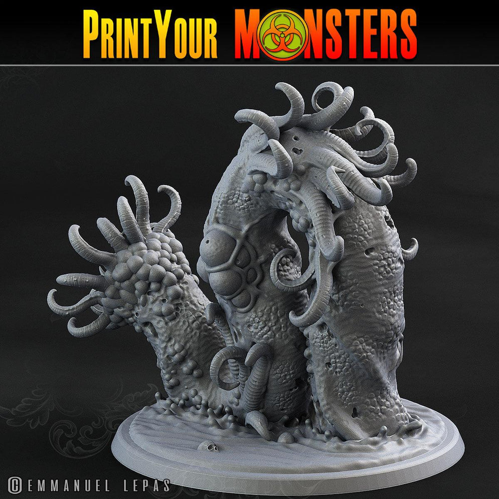 3D Printed Print Your Monsters Horrific Plague Worm Plague Army Of Spooky Swamp Set 28mm - 32mm D&D Wargaming (Online Only)