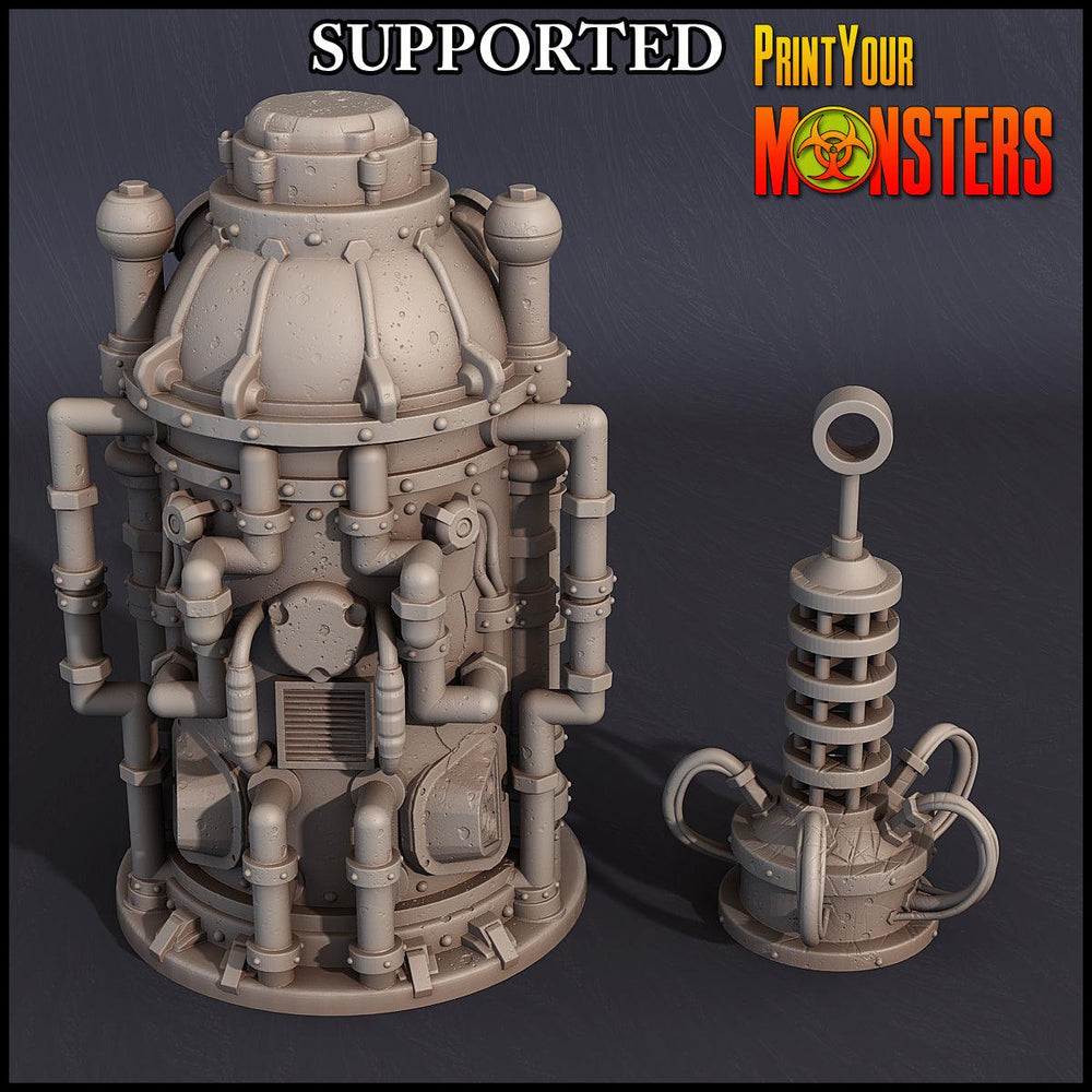 3D Printed Print Your Monsters Horrifying Laboratory Terrain Pack 28mm - 32mm D&D Wargaming (Online Only)