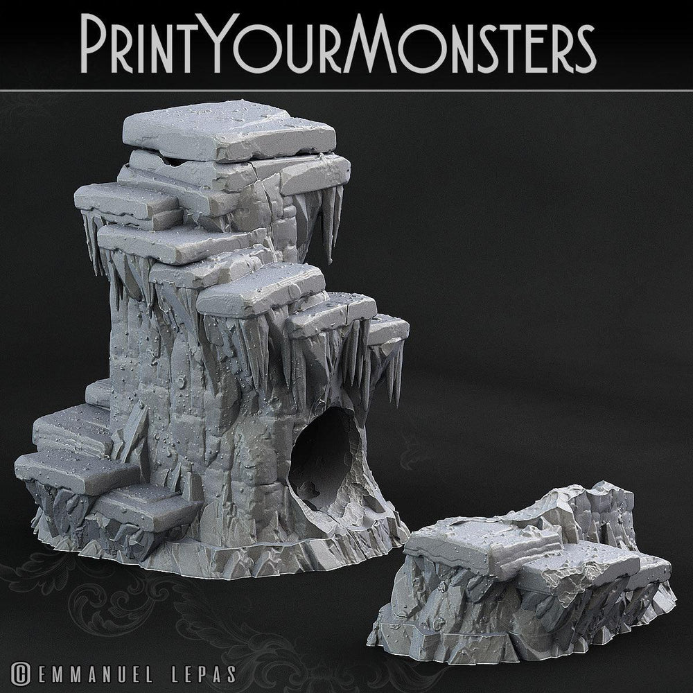 3D Printed Print Your Monsters Ice Dice Tower The Wrath of Gloomrime Monsters Part II Set 28mm - 32mm D&D Wargaming (Online Only)
