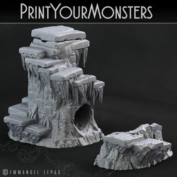 3D Printed Print Your Monsters Ice Dice Tower The Wrath of Gloomrime Monsters Part II Set 28mm - 32mm D&D Wargaming (Online Only)