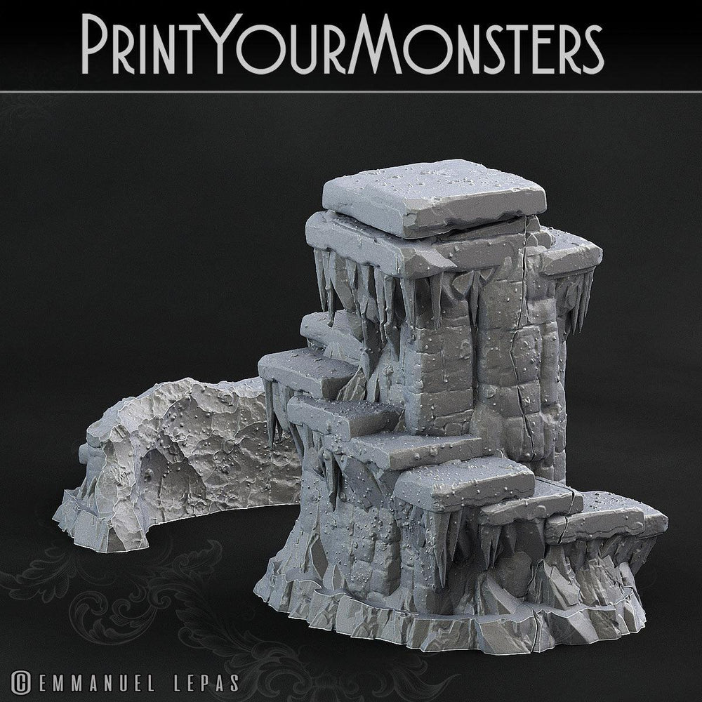 3D Printed Print Your Monsters Ice Dice Tower The Wrath of Gloomrime Monsters Part II Set 28mm - 32mm D&D Wargaming (Online Only)