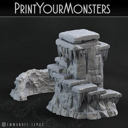 3D Printed Print Your Monsters Ice Dice Tower The Wrath of Gloomrime Monsters Part II Set 28mm - 32mm D&D Wargaming (Online Only)