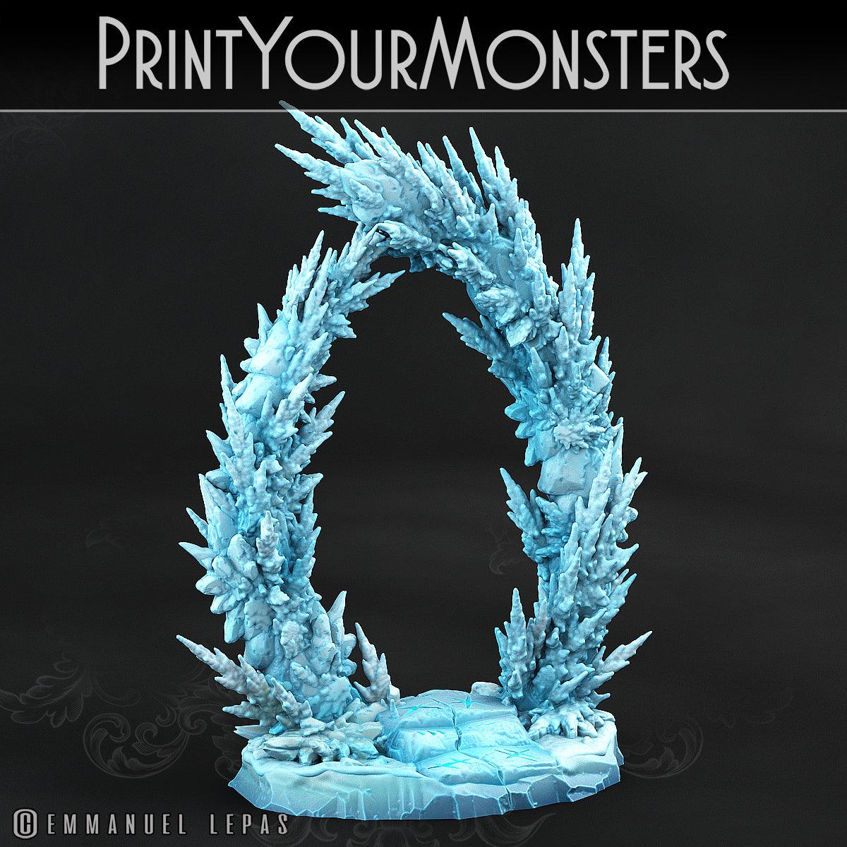 3D Printed Print Your Monsters Ice Portal The Wrath of Gloomrime Monsters Part I Set 28mm - 32mm D&D Wargaming (Online Only)