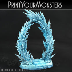 3D Printed Print Your Monsters Ice Portal The Wrath of Gloomrime Monsters Part I Set 28mm - 32mm D&D Wargaming (Online Only)