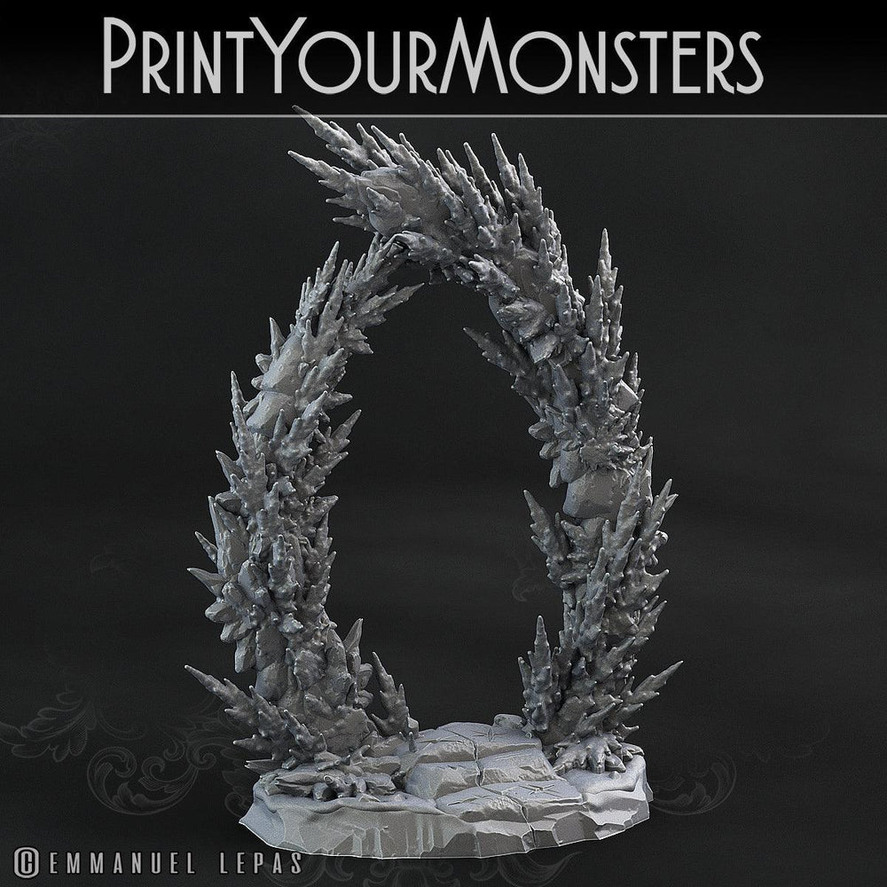 3D Printed Print Your Monsters Ice Portal The Wrath of Gloomrime Monsters Part I Set 28mm - 32mm D&D Wargaming (Online Only)
