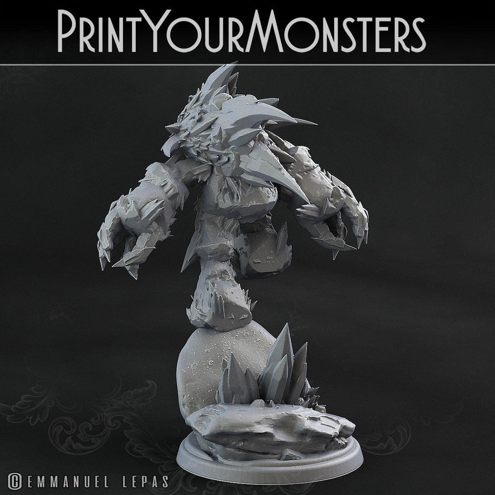3D Printed Print Your Monsters Iceheart Lamproid The Wrath of Gloomrime Monsters Part II Set 28mm - 32mm D&D Wargaming (Online Only)