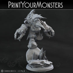3D Printed Print Your Monsters Iceheart Lamproid The Wrath of Gloomrime Monsters Part II Set 28mm - 32mm D&D Wargaming (Online Only)
