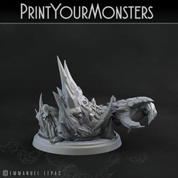 3D Printed Print Your Monsters Iceheart Lamproid The Wrath of Gloomrime Monsters Part II Set 28mm - 32mm D&D Wargaming (Online Only)