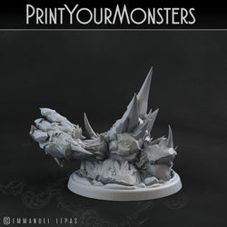 3D Printed Print Your Monsters Iceheart Lamproid The Wrath of Gloomrime Monsters Part II Set 28mm - 32mm D&D Wargaming (Online Only)