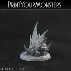 3D Printed Print Your Monsters Iceheart Lamproid The Wrath of Gloomrime Monsters Part II Set 28mm - 32mm D&D Wargaming (Online Only)