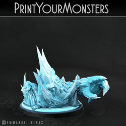 3D Printed Print Your Monsters Iceheart Lamproid The Wrath of Gloomrime Monsters Part II Set 28mm - 32mm D&D Wargaming (Online Only)