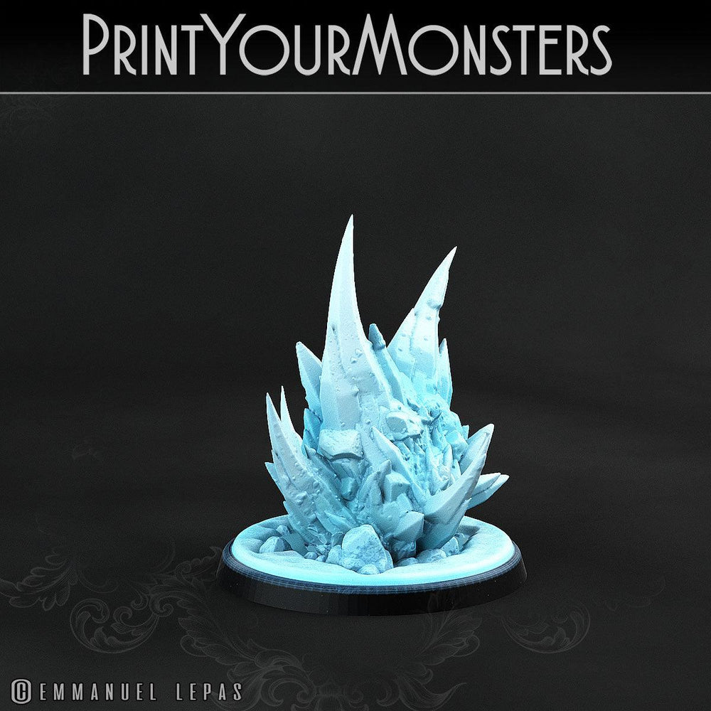 3D Printed Print Your Monsters Iceheart Lamproid The Wrath of Gloomrime Monsters Part II Set 28mm - 32mm D&D Wargaming (Online Only)